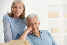 stock photo of a senior couple