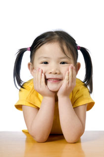 stock photo of a little girl